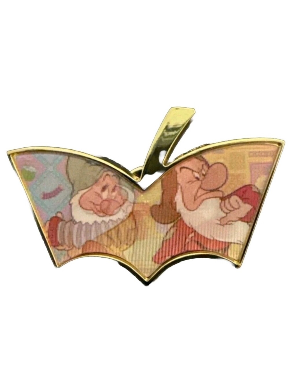 Loungefly Snow White & the 7 Dwarfs Apple Puzzle Blind Box Lenticular Pin-Grumpy